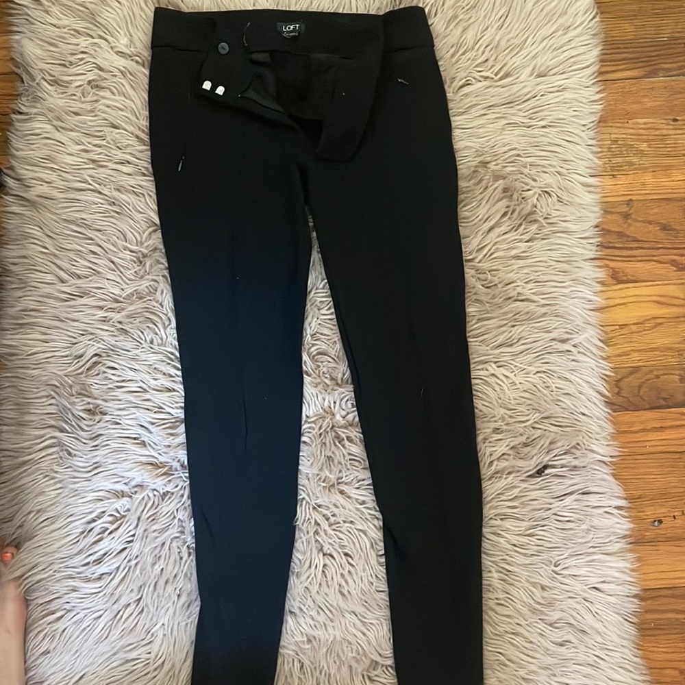 Loft cropped professional stretchy pants